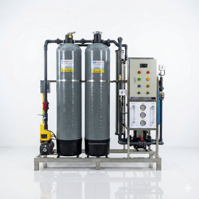 เครื่องกรองน้ำRO6Q 6000ลิตร/วัน ถังFRP12x52" Manua