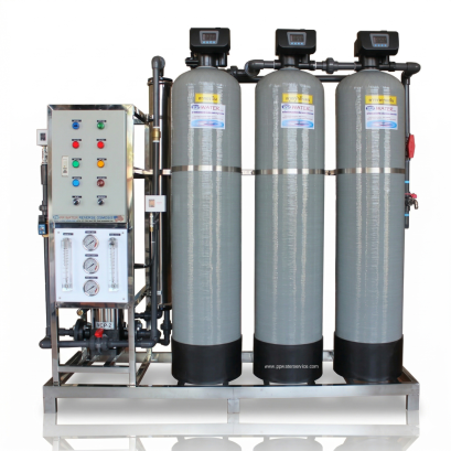 เครื่องกรองน้ำRO6Q 6000ลิตร/วัน ถังFRP12"AUTO เฟรมสแตนเลส