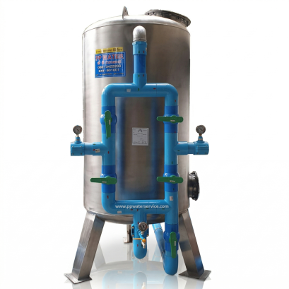 เครื่องกรองน้ำบาดาล ประปาน้ำขุ่น ถังสแตนเลสขนาด80x230ซ.ม