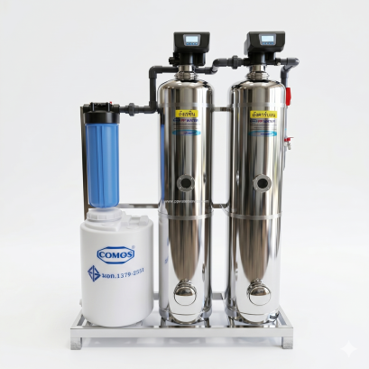 เครื่องกรองน้ำบาดาล ประปาน้ำขุ่น ถังสแตนเลส12นิ้ว (Auto)