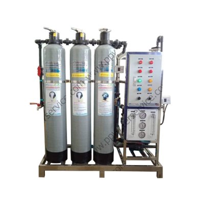 เครื่องกรองน้ำRO3Q 3000ลิตร/วัน(Manual) เฟรมสแตนเลส