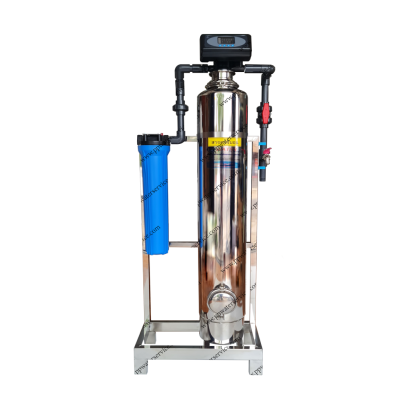 เครื่องกรองน้ำประปา น้ำขุ่น ถังสแตนเลส 8นิ้ว (Auto)