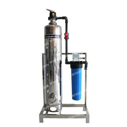 เครื่องกรองน้ำประปา น้ำขุ่น ถังกรองสแตนเลส10นิ้ว (Manual)