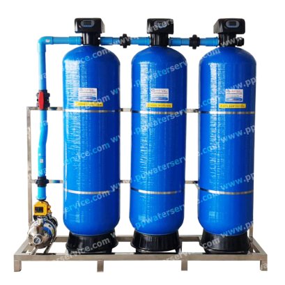 Groundwater filter turbid water tap FRP tank 18x65&quot; (Auto)