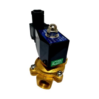 โซลินอยด์วาล์ว Solenoid valve Silverter AC220V ขนาด 1/2"