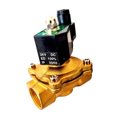 โซลินอยด์วาล์ว Solenoid valve Silverter 24VDC ขนาด 1"