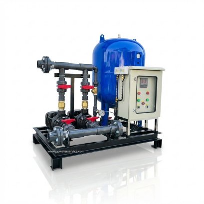 Boosterปั้มน้ำ Grundfos CM10-3 2.2kw 380V tank200Lท่อUPVC