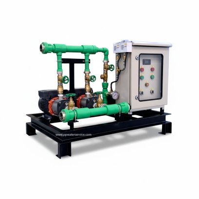 บูสเตอร์ปั๊มน้ำBooster Pump LEO EMH4-6 1.1kw220V tank60l