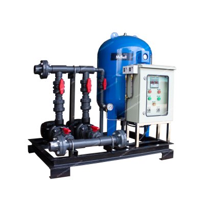 Booster ปั้มน้ำGrundfos CM10-3 2.2kw 380V tank200Lท่อUPVC