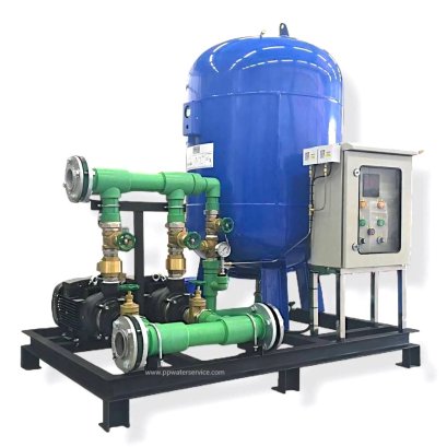 Booster Grundfos Water Pump CM15-3 4.0kw 380V tank500L