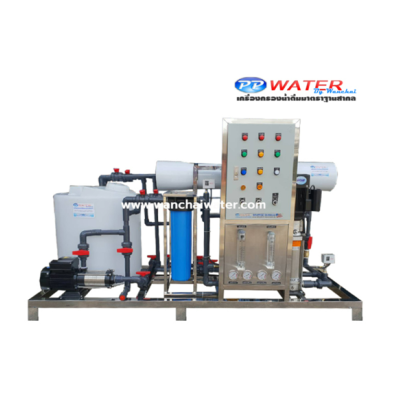 เครื่องกรองRO24Q 24000ลิตรต่อวัน1Q/ชั่วโมงเฟรมสแตนเลส