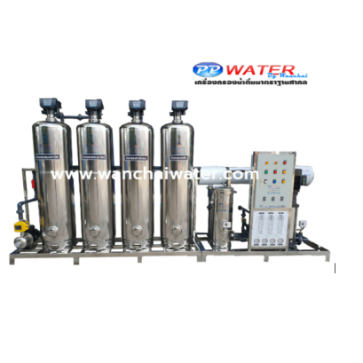 เครื่องกรองRO24Q 24000ลิตรต่อวัน1Q/ชั่วโมง(Auto)สแตนเลส