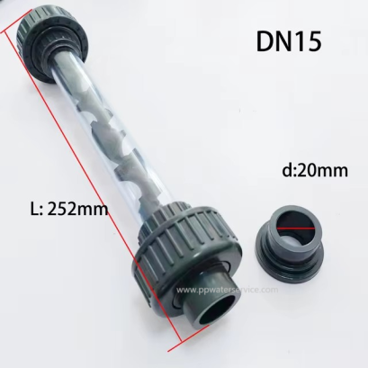 Quick mixing pipeventuri valve ozone gas size 1/2 DN15 set