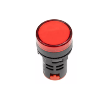 LED Pilot Lampหลอดไฟตู้คอนโทรล 22mm AC 220V(สีแดง)