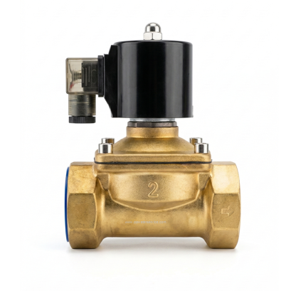 โซลินอยด์วาล์วทองเหลือง 220V ขนาด  2 นิ้ว