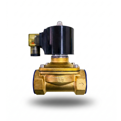 โซลินอยด์วาล์วทองเหลือง ขนาด 1"1/2 นิ้ว 220V
