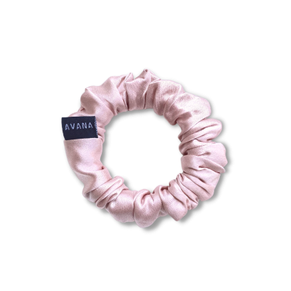 AVANA Medio 100% Mulberry silk scrunchies - Lotus Root