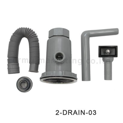 สะดืออ่างสแตนเลสและทองเหลือง