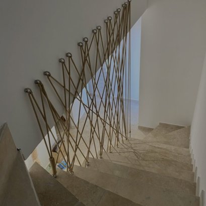 การเพิ่มลูกเล่นเก๋ๆให้กับราวบันได/ราวกันตกด้วย Eyebolts