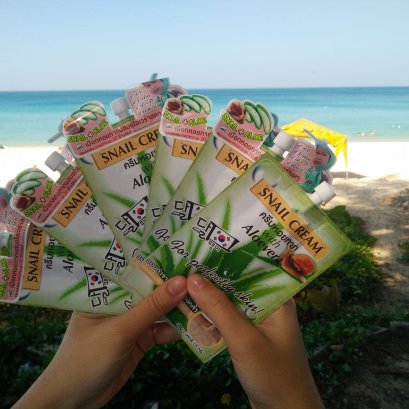 Review : Fuji snail Cream หน้าเรียบเนียน แต่งหน้าง่ายขึ้น ผิวแพ้ง่ายใช้ได้