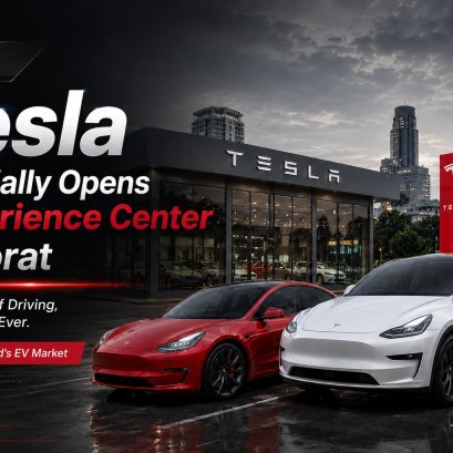 Tesla Officially Opens Experience Center in Korat