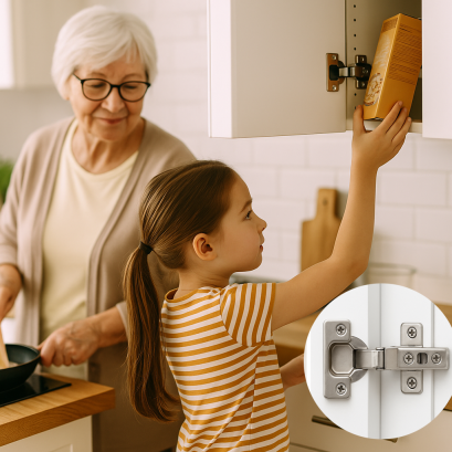 บานพับถ้วย Soft-Close เปลี่ยนบานตู้ธรรมดา ให้เป็นตู้ที่ปลอดภัยสำหรับทุกวัย / บานพับตู้ บานพับเฟอร์นิเจอร์ อุปกรณ์บานพับ อุปกรณ์เฟอร์นิเจอร์ Furniture Fitting บานพับประเทศไทย