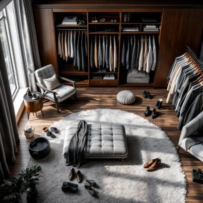 ชุด Wardrobe ชุดแขวนกางเกงขายาว กล่องเก็บเครื่องประดับ ชั้นวางรองเท้าในตู้แบบหมุนได้ ตัวช่วยสำหรับห้องแต่งตัว