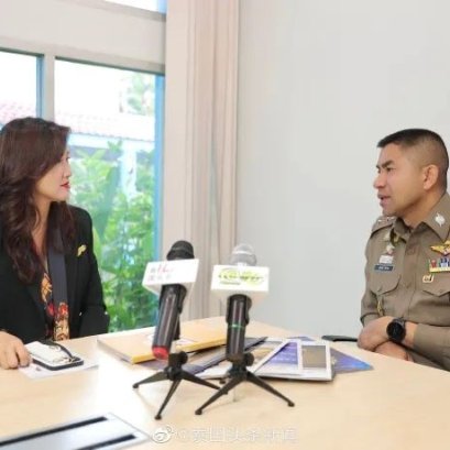 集团董事长郭蕊女士心系在泰华人同胞，前往泰国国家警察局询问“江苏女子走失案”进展