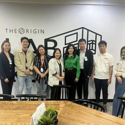 集团高层拜访Origin房地产公司
