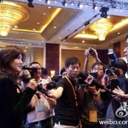 9月6日 郭蕊女士代表泰国华文媒体参加在青岛举行的第七届世界华文传媒论坛