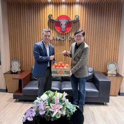 【CEO ของกลุ่มเข้าเยี่ยม CEO ของกลุ่มคาราบาว】