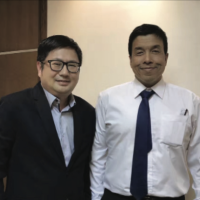 泰国中信亚洲投资国际有限公司董事长兼首席执行官章骋（培炎）先生拜访好友——前泰国交通部部长Q HOUSE房地产(大众)有限公司董事长查察博士