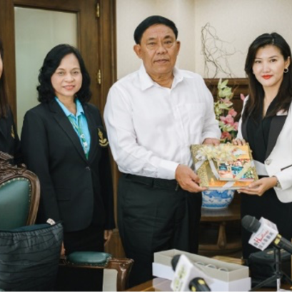 泰国中信亚洲投资国际有限公司董事长兼首席执行官章骋（培炎）先生采访曼谷市长阿萨云警察上将