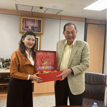 集团董事长郭蕊女士专程拜访泰国协成昌集团董事局主席李文祥