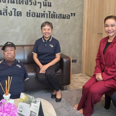 มูลนิธิอาร์ตโนแฮนด์เข้าพบผู้บริหารผู้ผลิตปูนลูกดิ่ง เตรียมสร้างสรรค์ผลงานศิลปะแห่งแรงบันดาลใจ