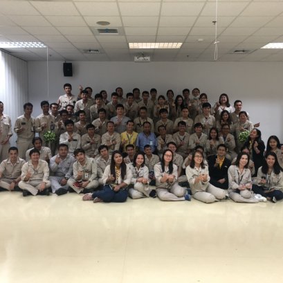 เอกชัย วรรณแก้ว บรรยายสร้างแรงบันดาลใจให้กับ พนักงานบริษัท ออโต้อัลลายแอนซ์ จ.ระยอง