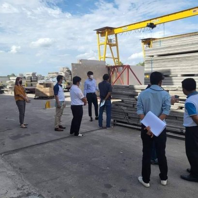 บริษัท ปรีชากรุ๊ป (มหาชน) เยี่ยมโรงงานผลิตผนังนวัตกรรม JAIBOONSPEEDWALL