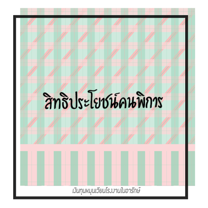 สิทธิประโยชน์คนพิการ