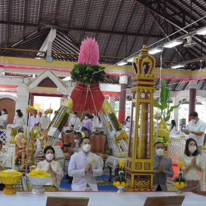 เป็นเจ้าภาพหุ้มแผ่นทองแดง โครงการบูรณปฏิสังขรณ์ พระมหาธาตุเจ้าภูเพียงแช่แห้ง