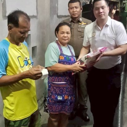 ชมรมรักการทำบุญ มูลนิธิพุทธภูมิธรรม ลงพื้นที่เขตบึงกุ่ม กรุงเทพมหานคร  ส่งมอบกำลังใจและมอบข้าวสารเครื่องยังชีพ ให้แด่ พี่น้องในชุมชน