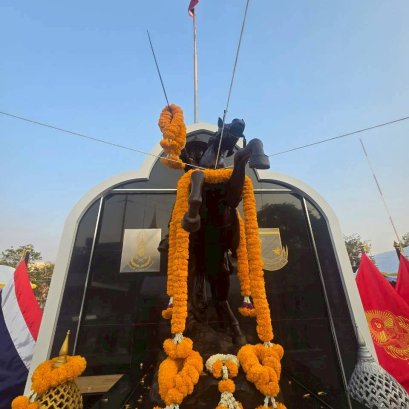 บุญพระบรมรูปสมเด็จพระเจ้าตากสินมหาราชปางทรงม้าศึก(ปางแห่งชัยชนะ) สำเร็จแล้ว