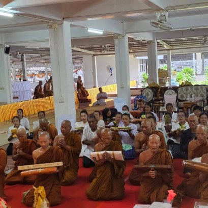 มูลนิธิพุทธภูมิธรรม,กองบุญโภคทรัพย์ ถวายเทียนพรรษา วัดที่10 วัดป่าโนนทองอินทร์ จ.อุดรธานี