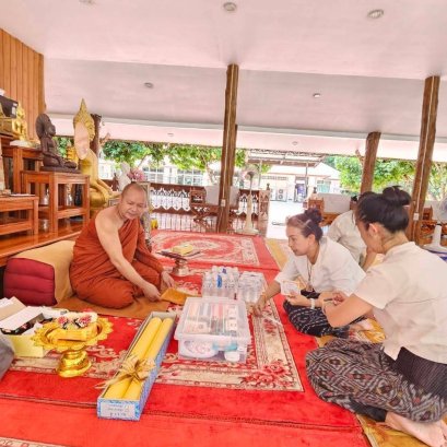 มูลนิธิพุทธภูมิธรรม, กองบุญโภคทรัพย์  ถวายเทียนพรรษาวัดที่11 วัดป่าศรีคุณาราม จ.อุดรธานี