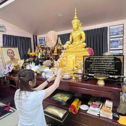 บุญที่มูลนิธิพุทธภูมิธรรม และกลุ่มบุญภาคีเครือข่ายญาติธรรม ร่วมสร้างพระพุทธรูปพระพุทธอัมรินทรบูชา