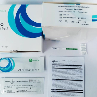 hCG Pregnancy Rapid Test Dipstick, Strip (50 test/kit)
