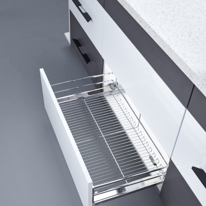 Pull Out Dish Basket