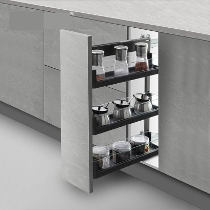 Pull Out Bottle Basket