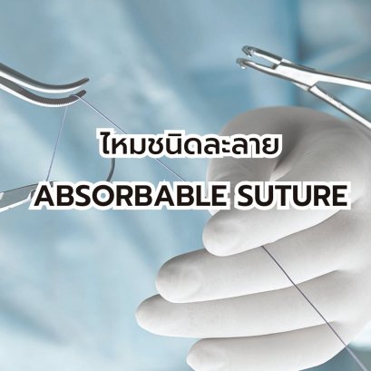 ไหมเย็บแผลชนิดละลาย (Absorbable Suture)
