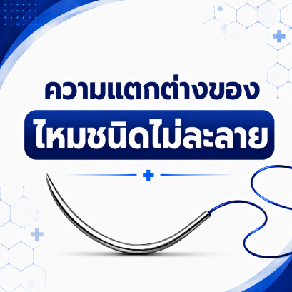ความแตกต่างของ ไหมชนิดไม่ละลาย