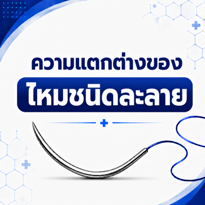ความแตกต่างของ ไหมชนิดละลาย